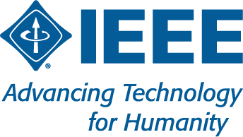 Institute of Electrical and Electronics Engineers Logo in Blue with tagline